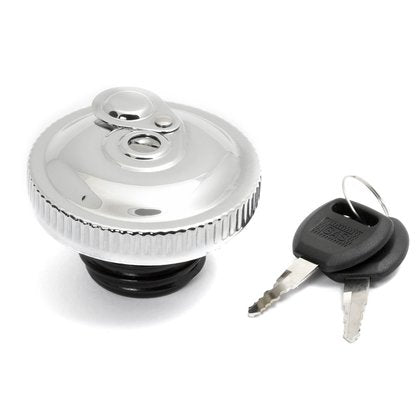 bordázott lockable tanksapka króm - 1983-1995 HD