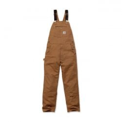 carhartt laza szabású duck bib overál - carhartt barna