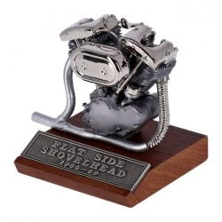 harley-davidson shovelhead flat side motorblokk makett 1:6 - 1966-1969