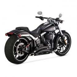 vance & hines big radius pcx kipufogórendszer fekete Softail: 2013-2017 FXSB