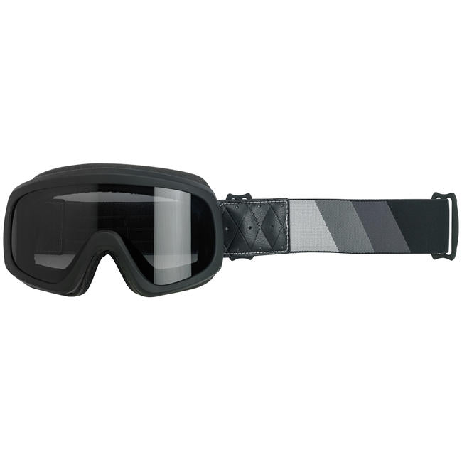 overland 2.0 tri-stripe goggle motoros szemüveg - ezüst/szürke/fekete