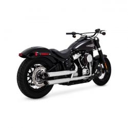 vance & hines twin slash 3" pcx kipufogódob króm - 18-24 Softail