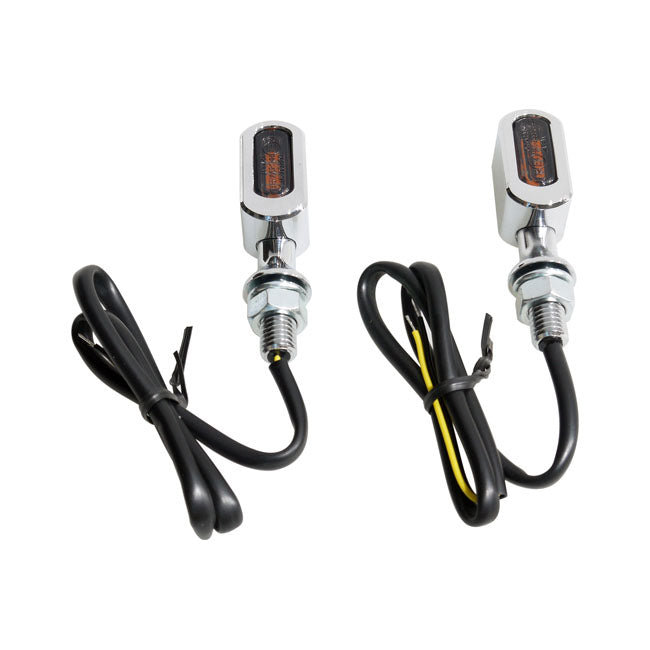 fastline LED irányjelzős & position light króm/füstös - univerzális