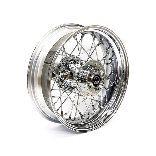 5.0 x 16 hátsó kerék szett 40 króm küllős - 2009-2021 Touring (No ABS)