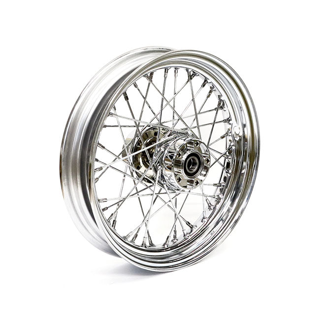 3.0 x 16 hátsó kerék szett 40 króm küllős - 08-20 XL (no ABS)