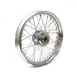 2.50 x 19 első kerék szett 40 króm küllős - 04-05 FXD/B/C/L