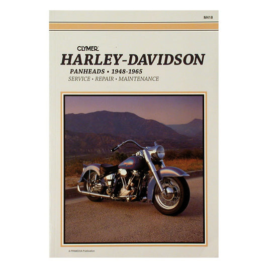 clymer book harley-davidson szervízkönyv - panheads 1948-1965
