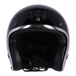 13 1/2 skull bucket bukósisak fényes fekete