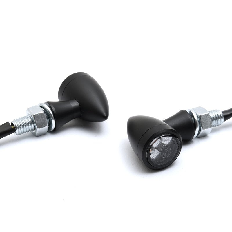 micro bullet LED irányjelző fekete (ECE)