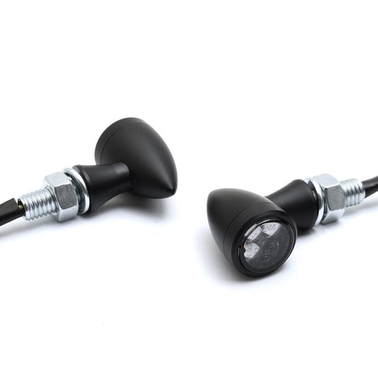micro bullet LED irányjelző fekete (ECE)