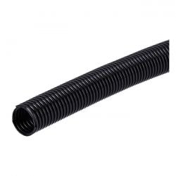 hasított PVC kábelvédő cső fekete - 3/4" - 50ft