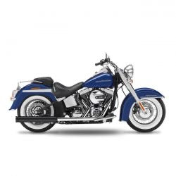 kesstech 2-2 FLSTS crossover kipufogódob ESM2 fekete - 2007-202011 Softail