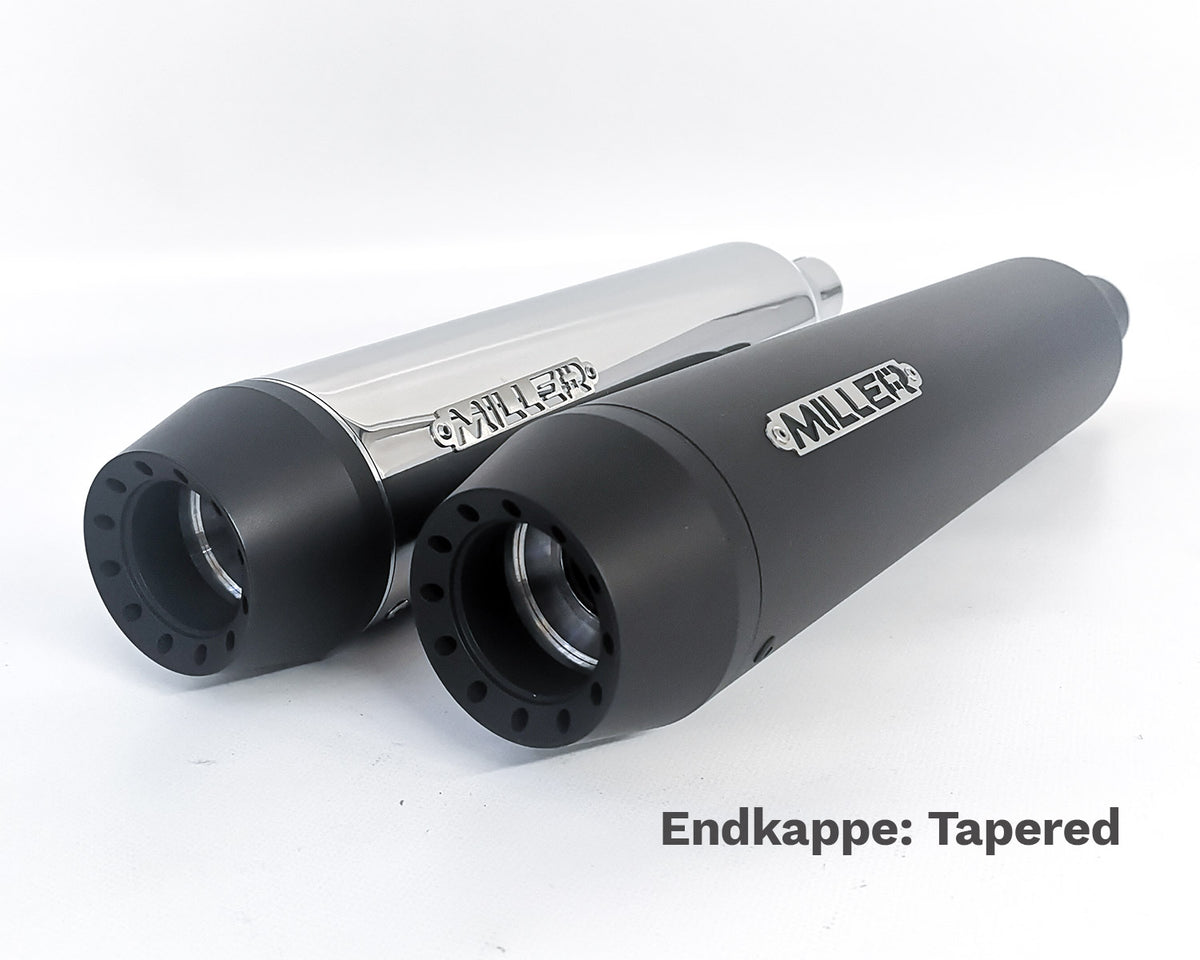 miller silverado I slip-on exhaust - 04-13 Harley-Davidson Sportster